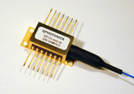 Single mode fiber coupled DFB laser diode, 50mW @ 1053nm, QDFBLD-1053-50